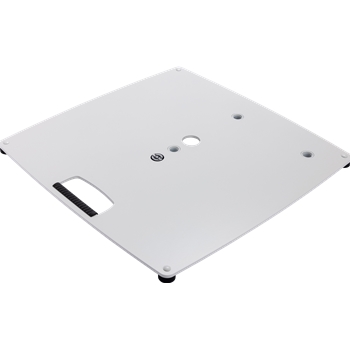 K&M 26716 Sockelplatte L (3 x M20) reinweiss