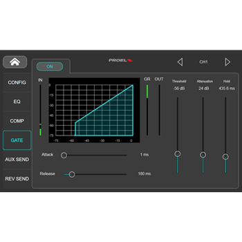 Proel DIGIPAD8 8-Kanal Digital Mixer