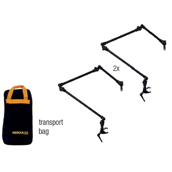 Hercules DG-177BB | Mikrofon Arm - 2er Pack + Bag