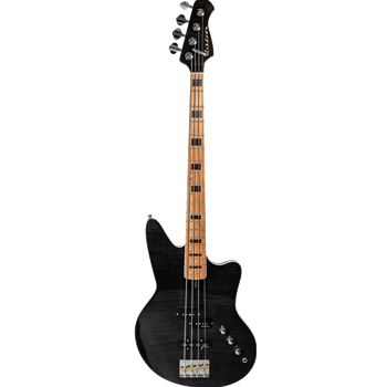Ashdown E-Bass Saint Artisan 4 Saiten Roasted Obsidian Flame/black