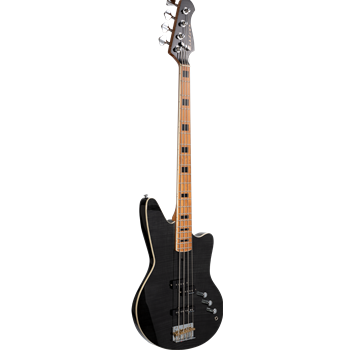 Ashdown E-Bass Saint Artisan 4 Saiten Roasted Obsidian Flame/black