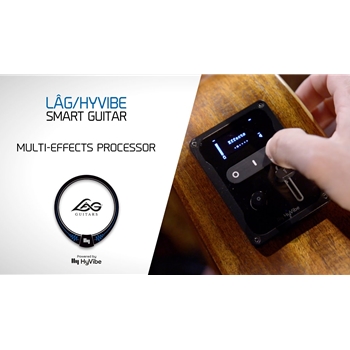LAG HyVibe CHV30E - Smart Classic Guitar - Fichte/Bocote