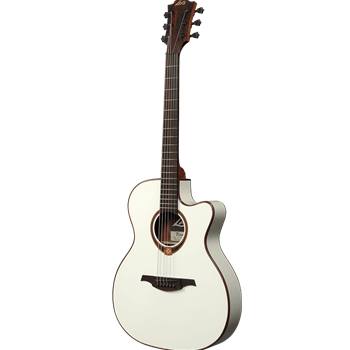 LÂG Tramontane 118 - T118ASCE-IVO - Electroakustik Westerngitarre, Ivory/weiss