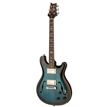 PRS SE Hollowbody II Piezo | Peacock Blue Burst