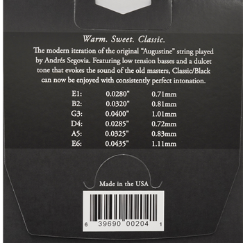 Augustine Classic Black | Soft