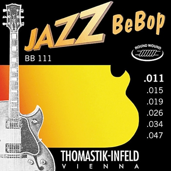 Thomastik  BB111 Jazz BeBop, E-Jazzgitarren-Saiten Set, Extra Light