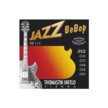 Thomastik, Jazzgitarren-Saite Jazz BeBob, für E-Gitarre, Set, Light, Round Wound