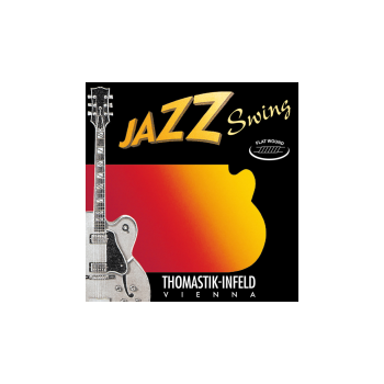 Thomastik, Jazzgitarren-Saite Jazz Swing, für E-Gitarre, Einzelsaite, (E6), Flat Wound