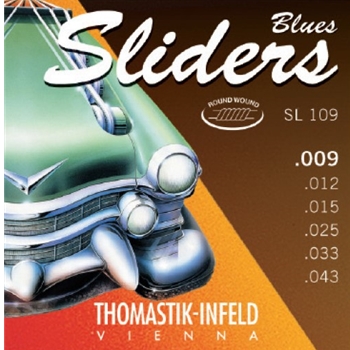 Thomastik E-Gitarrensaite Blues Sliders, Einzelsaite, (B2), Light, Round Wound