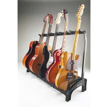 K&M 5-fach Gitarrenständer »Guardian 5« 17515 schwarz