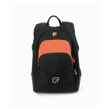 Fusion F1 Laptop Backpack Bag Black/Orange