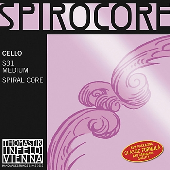 Thomastik Cellosaite Spirocore Silber G Medium 4/4