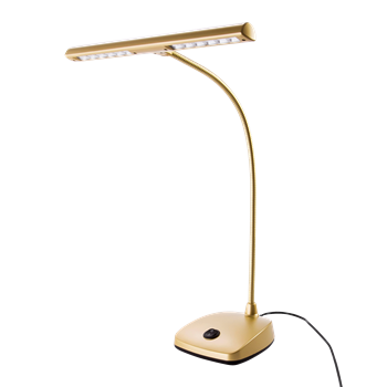 K&M LED Pianoleuchte 12297 mittig, goldfarbig