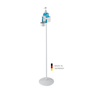 K&M 80340 Desinfektionsmittelständer weiss