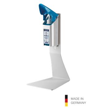 K&M 80360 Desinfektionsmittel-Tischständer weiss