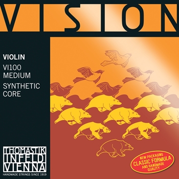 Thomastik Violinsaitensatz Vision Synthetic Core Medium 4/4
