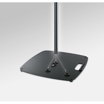 K&M 26706 Sockelplatte 3p 13 kg schwarz