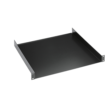 K&M 19" Rack-Einschub 28482, schwarz, 2 HE, Tiefe 30 cm