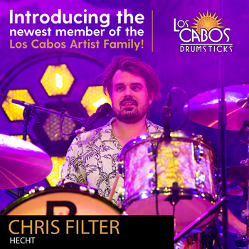 Los Cabos Signature Drumstick 5A White Hickory, Chris Filter
