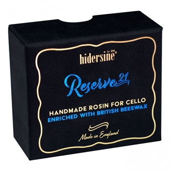 Hidersine Cellokolophonium Reserve21, in Mikrofasertuch