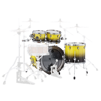 Mapex SR529XU Saturn Shellset 4-teilig, Sulphur Fade