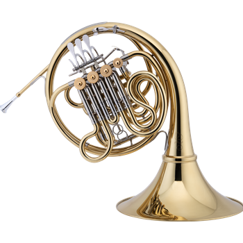 XO Brass Doppelwaldhorn Modell 1650B, abnehmbarer Becher, in BB/F