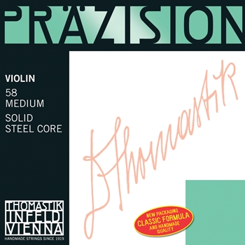 Thomastik Violinsaitensatz Präzision Stahl Medium